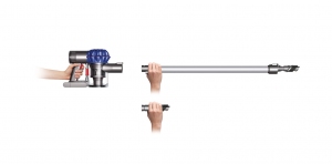 Aspirator vertical Dyson V6 Slim Origin, 350 W, 87 dB, Gri thumbnav 3